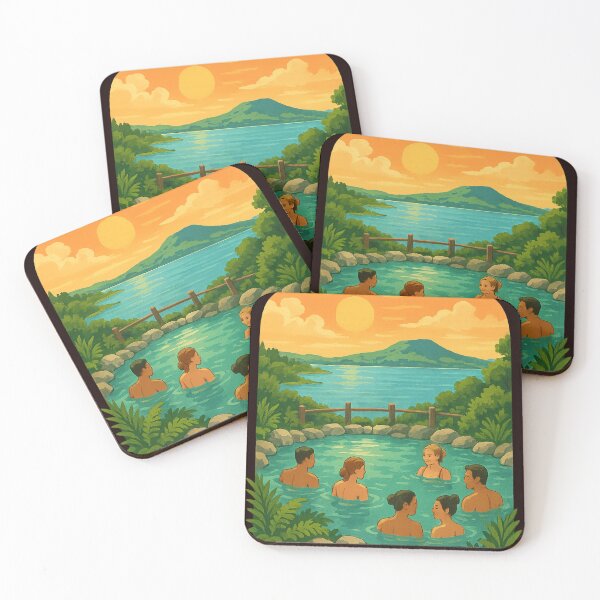 Item preview, Lakeside Geothermal Pools, Polynesian Spa Rotorua designed and sold by Aryabek.