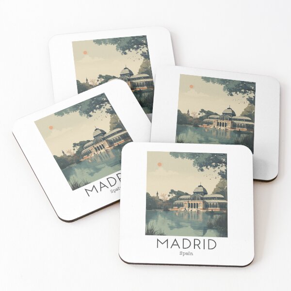 Item preview, A Vintage Travel Art of Madrid - Spain  designed and sold by GoodOldVintage.