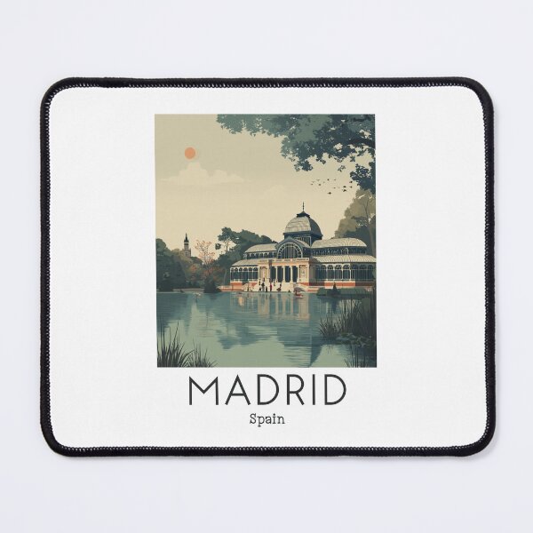 Item preview, A Vintage Travel Art of Madrid - Spain  designed and sold by GoodOldVintage.