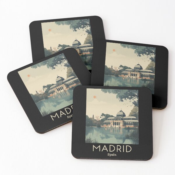 Item preview, A Vintage Travel Art of Madrid - Spain  designed and sold by GoodOldVintage.