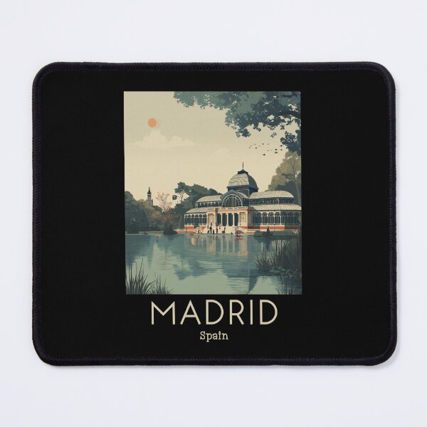 Item preview, A Vintage Travel Art of Madrid - Spain  designed and sold by GoodOldVintage.