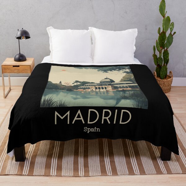 Item preview, A Vintage Travel Art of Madrid - Spain designed and sold by GoodOldVintage.