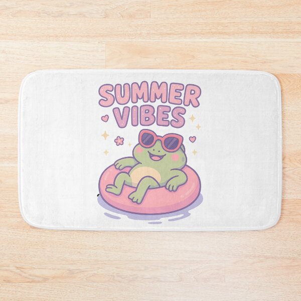 Item preview, Cute kawaii pastel aesthetic pink girly summer vibes frog with sunglasses designed and sold by Fantasy Cache.