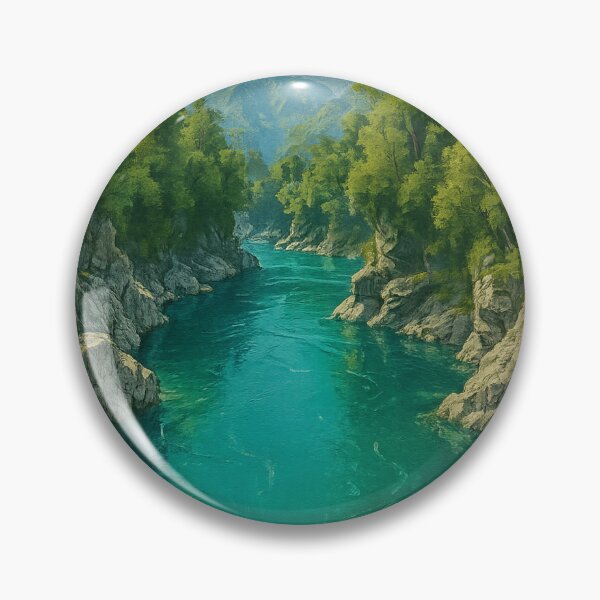 Item preview, Hokitika Gorge with Alpine Peaks, South Island designed and sold by Aryabek.