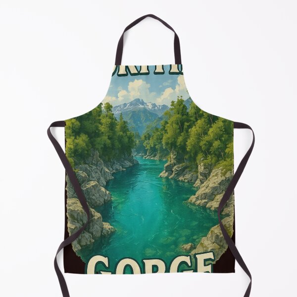Item preview, Hokitika Gorge with Alpine Peaks, South Island designed and sold by Aryabek.