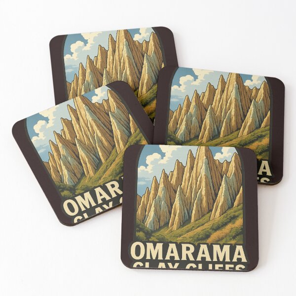Item preview, Jagged Formations of Omarama Clay Cliffs, South Island designed and sold by Aryabek.