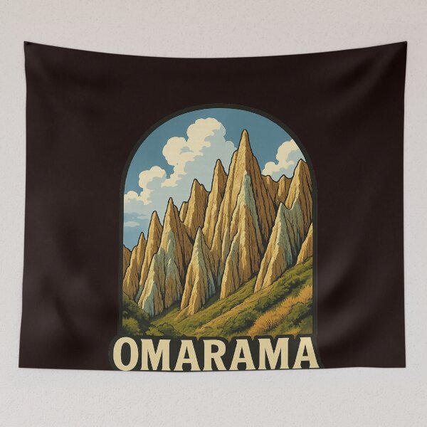 Item preview, Jagged Formations of Omarama Clay Cliffs, South Island designed and sold by Aryabek.