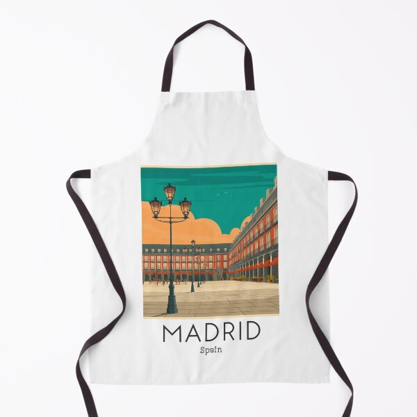 Item preview, A Vintage Travel Art of Madrid - Spain designed and sold by GoodOldVintage.