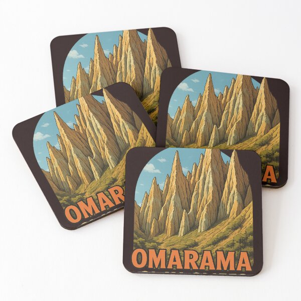 Item preview, Sunlit Omarama Clay Cliffs, Waitaki Valley designed and sold by Aryabek.