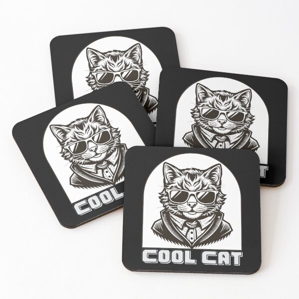 Item preview, Cool cat, Old school design. designed and sold by Chawineiei.