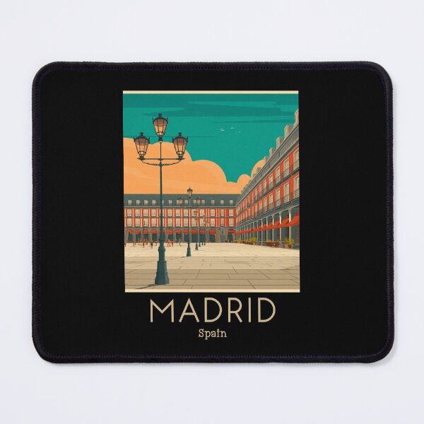 Item preview, A Vintage Travel Art of Madrid - Spain  designed and sold by GoodOldVintage.