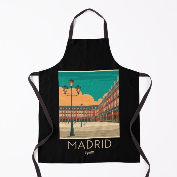 Item preview, A Vintage Travel Art of Madrid - Spain designed and sold by GoodOldVintage.