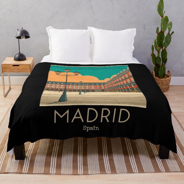 Item preview, A Vintage Travel Art of Madrid - Spain designed and sold by GoodOldVintage.