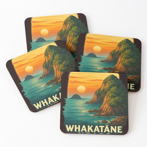 Item preview, Sunset at Whakatāne Heads, Bay of Plenty Coast designed and sold by Aryabek.