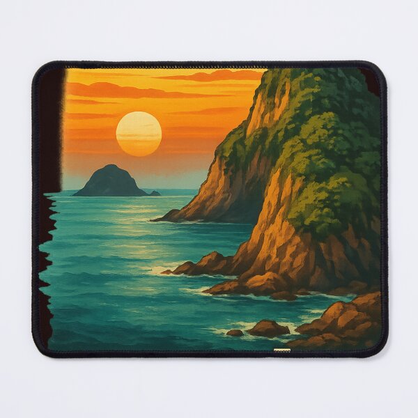 Item preview, Sunset at Whakatāne Heads, Bay of Plenty Coast designed and sold by Aryabek.
