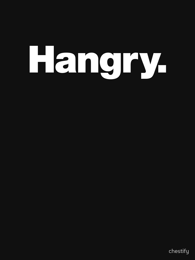 Thumbnail 3 of 3, Fitted T-Shirt, Hangry. designed and sold by chestify.