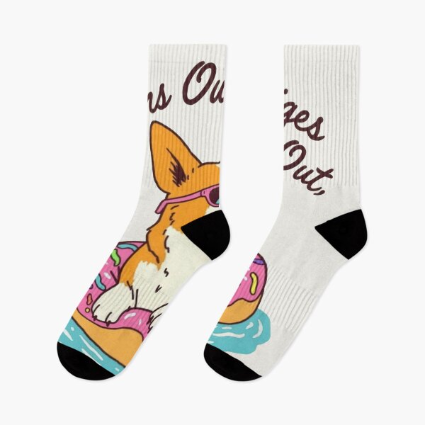 Item preview, Suns Out, Tongues Out – Cool Corgi Summer Vibes designed and sold by Whimsy Pixels.