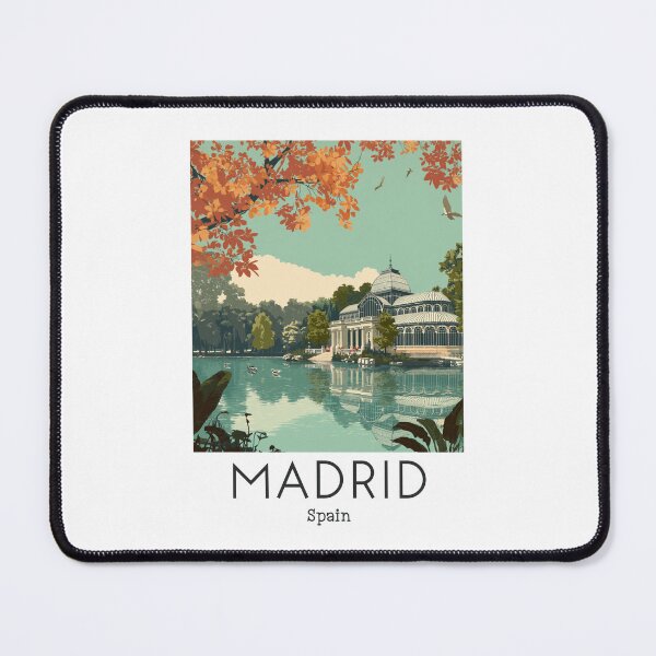 Item preview, A Vintage Travel Art of Madrid - Spain designed and sold by GoodOldVintage.