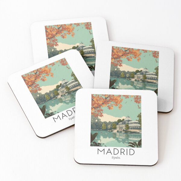 Item preview, A Vintage Travel Art of Madrid - Spain  designed and sold by GoodOldVintage.