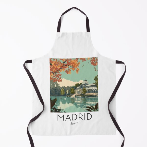 Item preview, A Vintage Travel Art of Madrid - Spain designed and sold by GoodOldVintage.