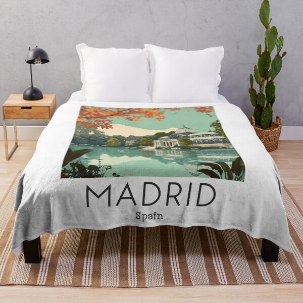 Item preview, A Vintage Travel Art of Madrid - Spain designed and sold by GoodOldVintage.