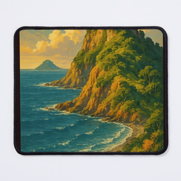 Item preview, Coastal Cliffs of Whakatāne Heads, Moutohorā Horizon designed and sold by Aryabek.