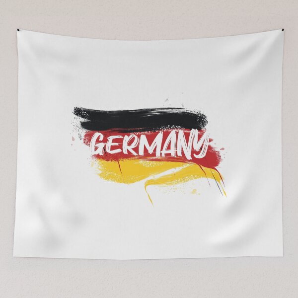 Item preview, Germany flag with Germany lettering designed and sold by Ecmoprints.