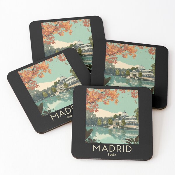 Item preview, A Vintage Travel Art of Madrid - Spain  designed and sold by GoodOldVintage.