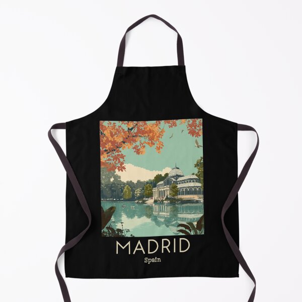Item preview, A Vintage Travel Art of Madrid - Spain designed and sold by GoodOldVintage.
