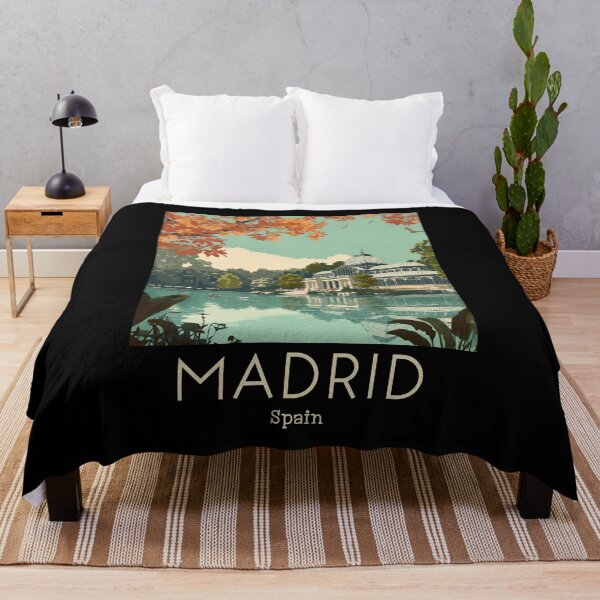 Item preview, A Vintage Travel Art of Madrid - Spain designed and sold by GoodOldVintage.