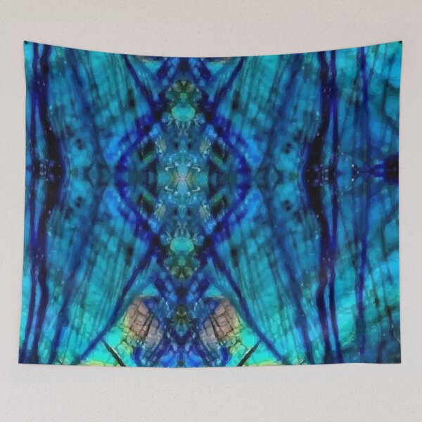 Item preview, Azurite and Fluorite Crystal Harmony designed and sold by ArtDesignTp.