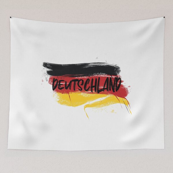 Item preview, Germany flag with Germany lettering designed and sold by Ecmoprints.