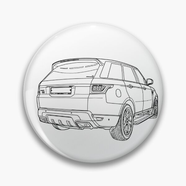 Item preview, land rover Sport HSE Line art designed and sold by sketchjuny.