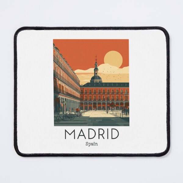 Item preview, A Vintage Travel Art of Madrid - Spain  designed and sold by GoodOldVintage.