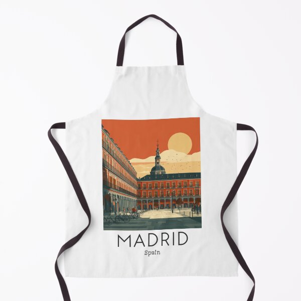 Item preview, A Vintage Travel Art of Madrid - Spain designed and sold by GoodOldVintage.