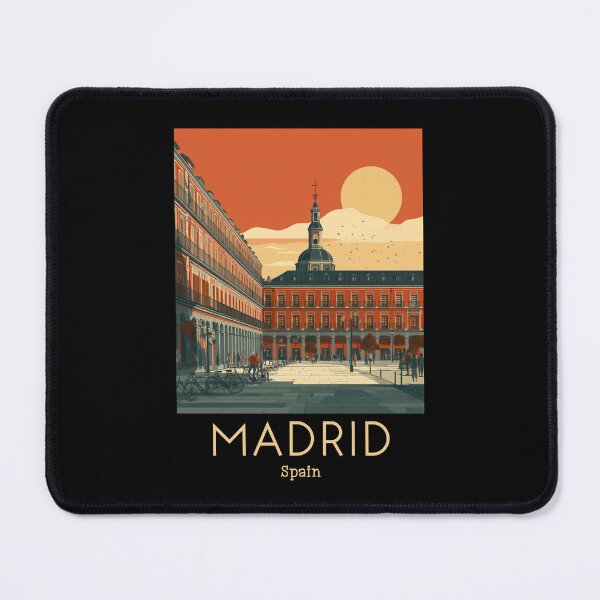 Item preview, A Vintage Travel Art of Madrid - Spain  designed and sold by GoodOldVintage.