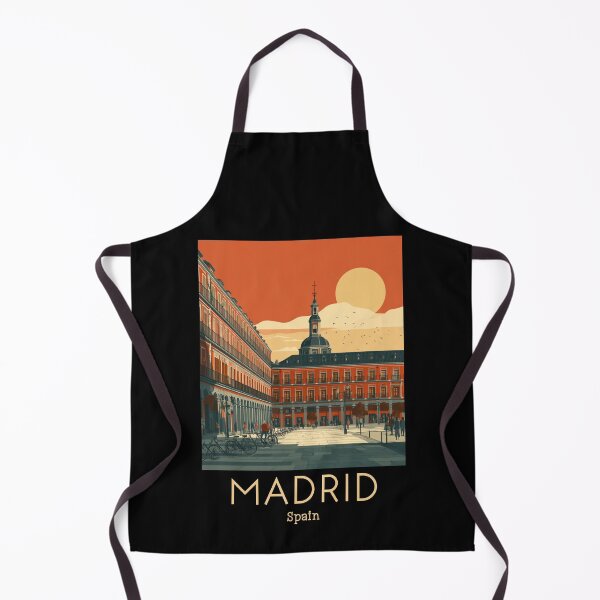 Item preview, A Vintage Travel Art of Madrid - Spain designed and sold by GoodOldVintage.