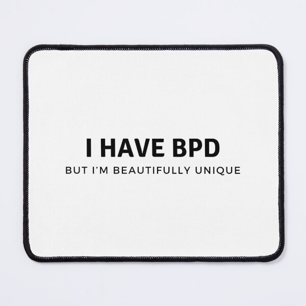 Item preview, BPD Awareness Poster - Embrace Your Beautifully Unique Self designed and sold by StickersOfficiel.