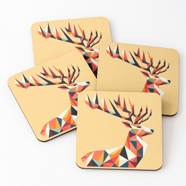 Item preview, Colorful geometric deer  designed and sold by Dogandesighn.
