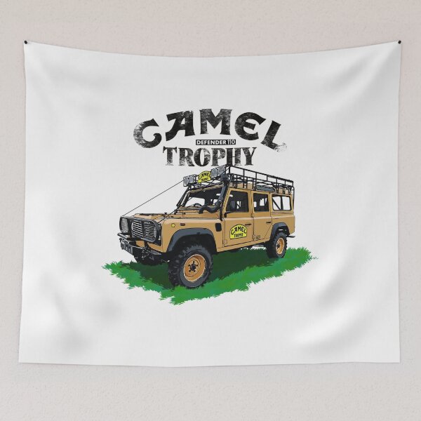 Item preview, land rover Camel defender 110 art designed and sold by sketchjuny.