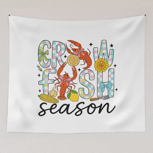 Item preview, Crawfish Season Mardi Gras Crawfish designed and sold by ivotee.