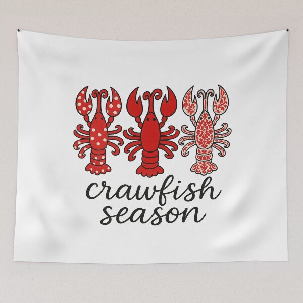 Item preview, Crawfish Season Mardi Gras Crawfish designed and sold by ivotee.