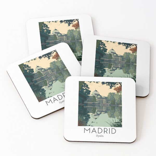 Item preview, A Vintage Travel Art of Madrid - Spain  designed and sold by GoodOldVintage.