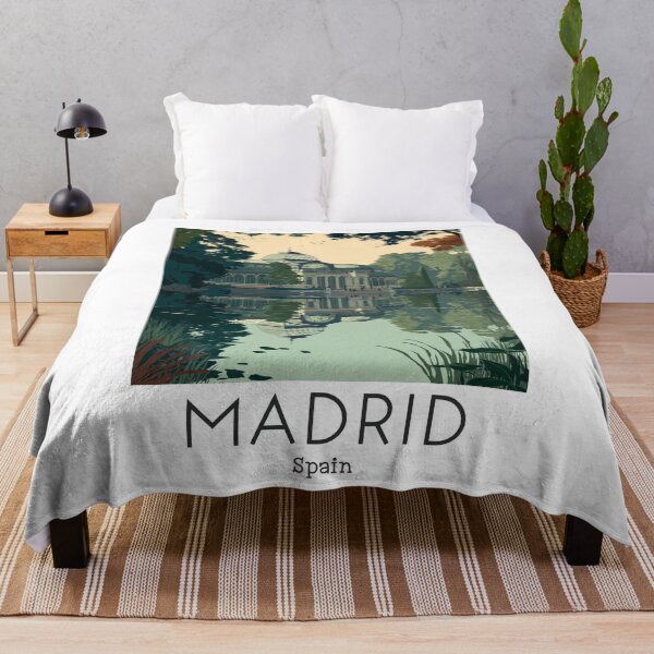 Item preview, A Vintage Travel Art of Madrid - Spain designed and sold by GoodOldVintage.