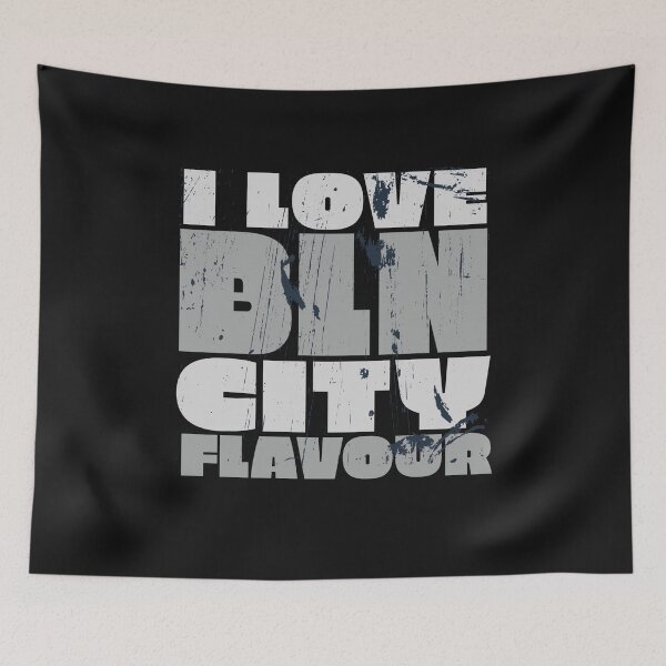 Item preview, I Love BLN Berlin City Flavor Capital Thick and blocky designed and sold by Ecmoprints.