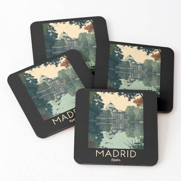 Item preview, A Vintage Travel Art of Madrid - Spain  designed and sold by GoodOldVintage.