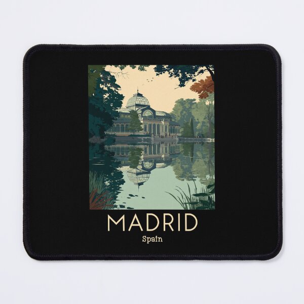 Item preview, A Vintage Travel Art of Madrid - Spain designed and sold by GoodOldVintage.
