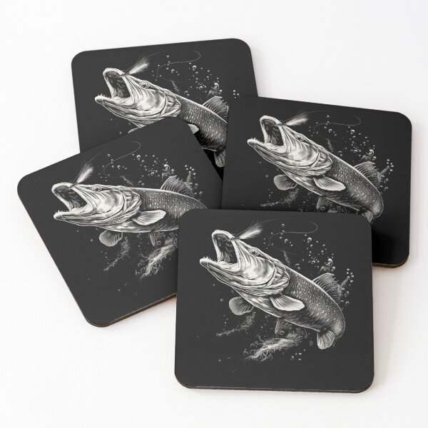 Item preview, Jumping Pike Snaps Fishing Lure Jumping Pike Musky designed and sold by Ecmoprints.