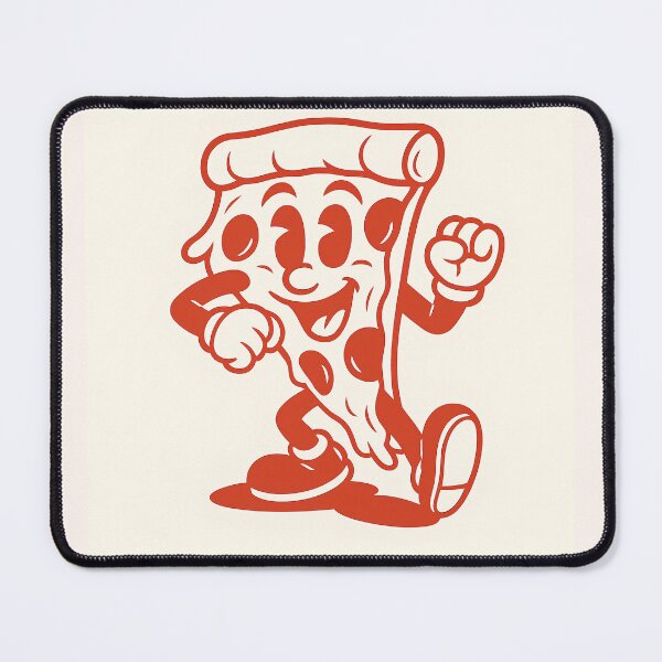 Item preview, Pepperoni Power: Vintage Pizza Character designed and sold by SpicyGraphicArt.