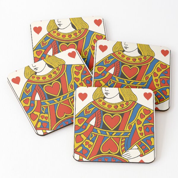 Item preview, Queen of Hearts Playing Card Illustration designed and sold by weirdfishes123.
